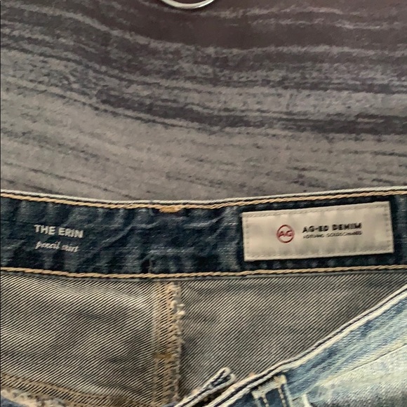 AG “The Erin” Denim Pencil Skirt - Picture 3 of 3